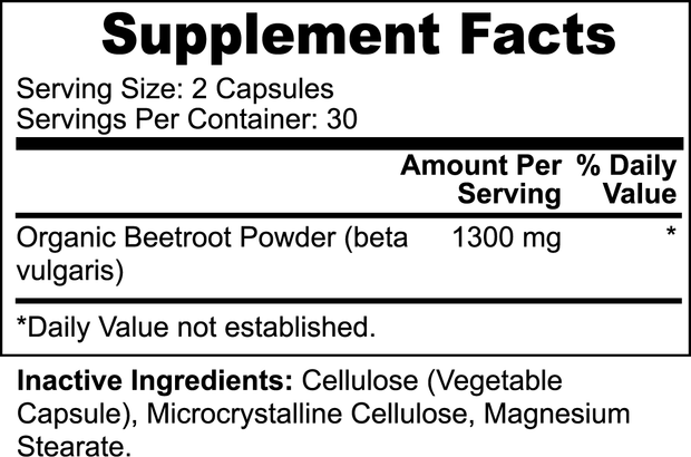 Beetroot Supplement Capsules